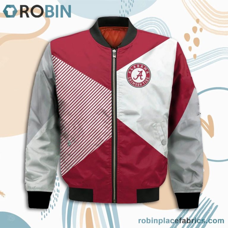 Alabama Crimson Tide Damn Right I Am A Crimson Tide Fan Now And Forever Bomber Jacket