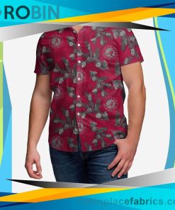 Alabama Crimson Tide Pinecone Button Up Shirt Alabama Crimson Tide Pinecone Button Up Shirt