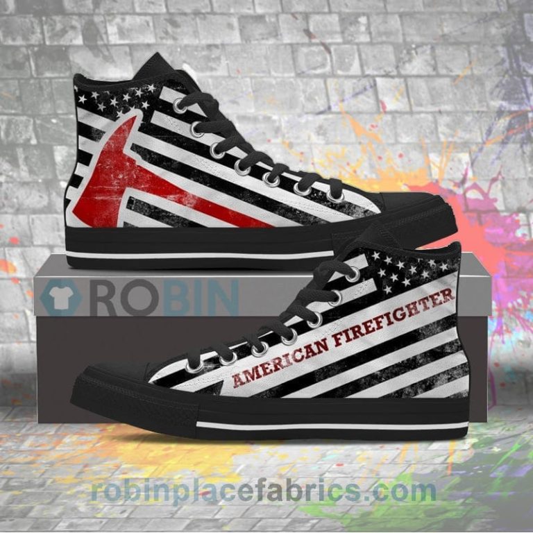 American Firefighter Canvas High Top Sneaker