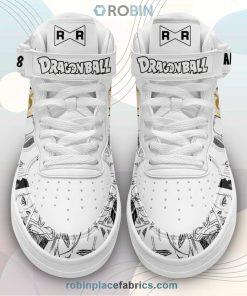 Android 18 Sneakers Air Mid Custom Dragon Ball Anime Shoes Android 18 Sneakers Air Mid Custom Dragon Ball Anime Shoes