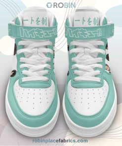 Aoba Johsai High Sneakers Air Mid Custom Haikyuu Anime Shoes Aoba Johsai High Sneakers Air Mid Custom Haikyuu Anime Shoes