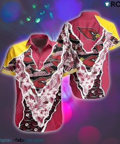 Arizona Cardinals NFL Hawaii Shirt Graphic Floral Pattern Arizona Cardinals NFL Hawaii Shirt Graphic Floral Pattern