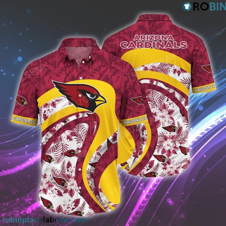 Arizona Cardinals NFL Hawaii Shirt Graphic Floral Tropical Patterns