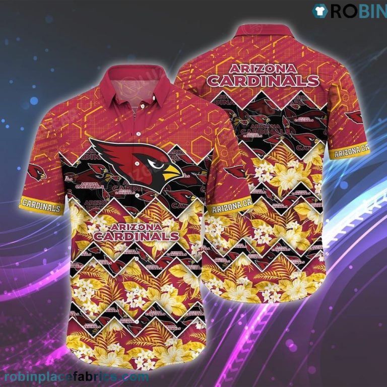 Arizona Cardinals NFL Hawaiian Shirt Graphic Tropical Patterns