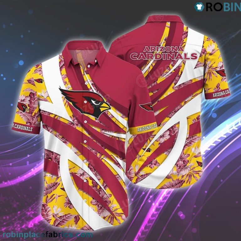 Arizona Cardinals NFL Hawaiian Shirt Tropical Patterns