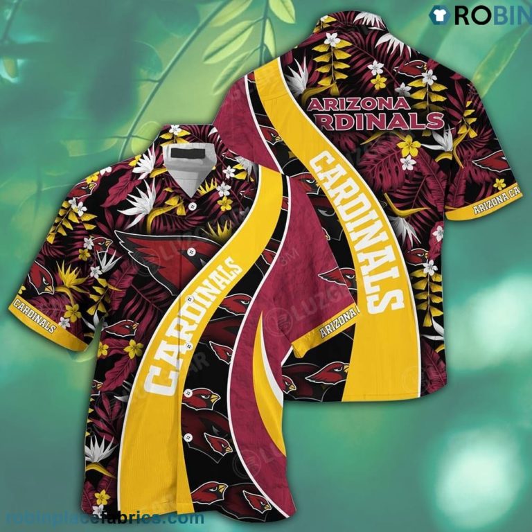 Arizona Cardinals NFL Hawaiian Shirt With Tropical Patterns