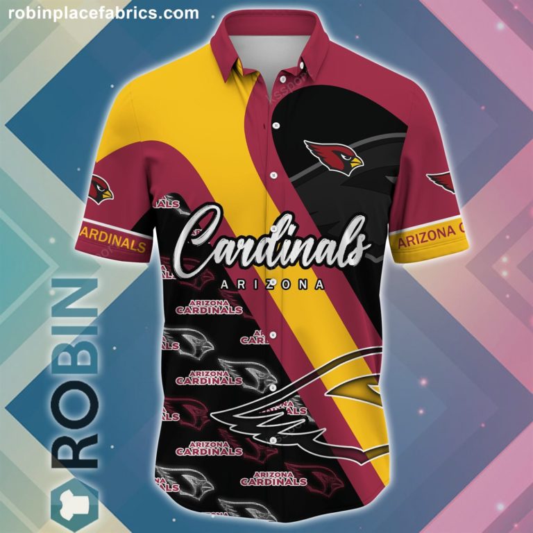 Arizona Cardinals NFL Short Sleeve Button Down Shirt