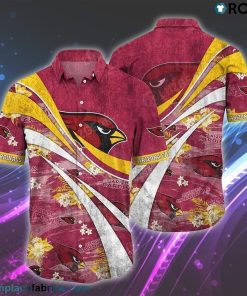 Arizona Cardinals NFL Summer Hawaiian Shirt Floral Pattern Graphic