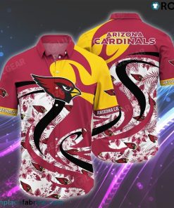 Arizona Cardinals NFL Tropical Patterns Graphic This Summer Hawaiian Shirt Arizona Cardinals NFL Tropical Patterns Graphic This Summer Hawaiian Shirt