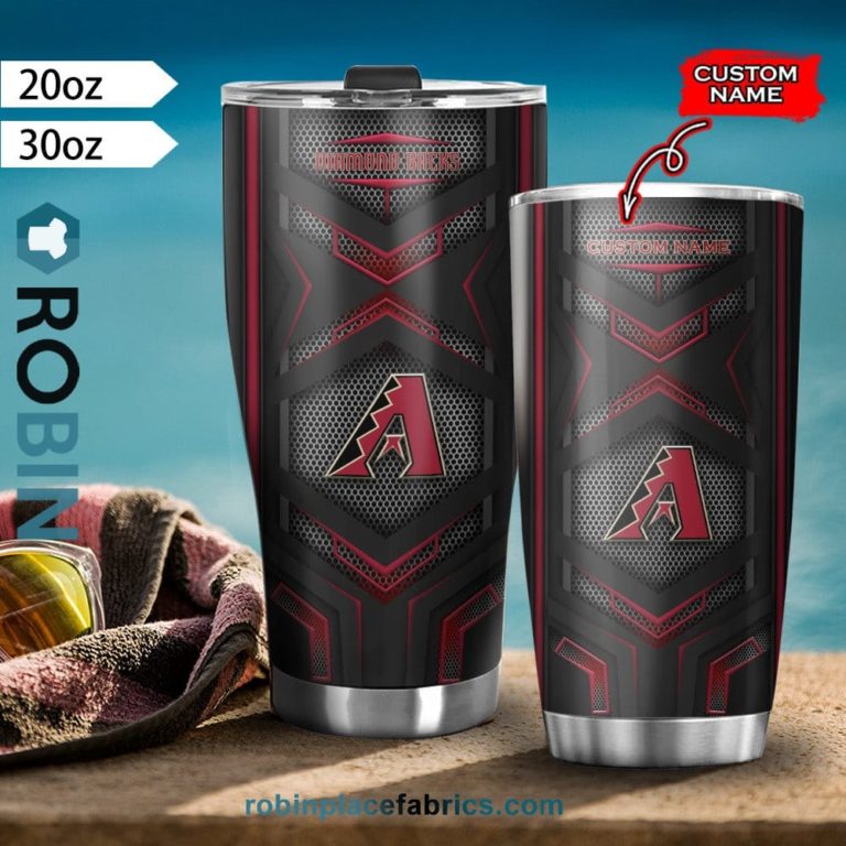Arizona Diamondbacks Custom Name Tumblers Cup