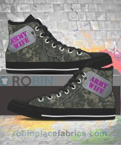 Army Wife Canvas High Top Sneaker