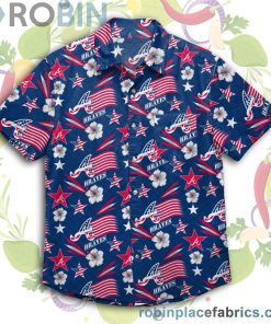 Atlanta Braves Mlb Americana Button Up Shirt Atlanta Braves Mlb Americana Button Up Shirt