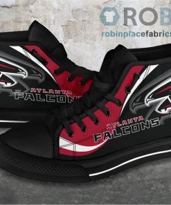 Atlanta Falcons Canvas High Top Shoes