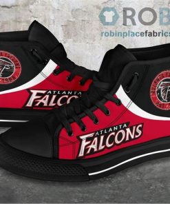 Atlanta Falcons Canvas Shoes High Top