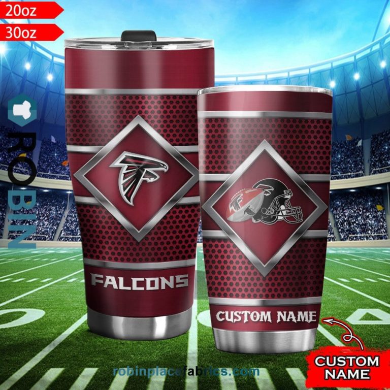 Atlanta Falcons NFL Custom Name Tumblers Cup
