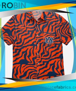 Auburn Tigers Thematic Button Up Shirt Auburn Tigers Thematic Button Up Shirt