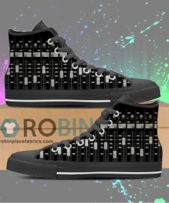 Audio Mixing Canvas High Top Sneaker