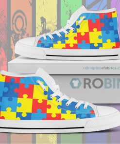 Autism Awareness Canvas High Top Sneaker