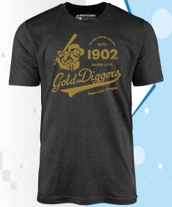 Baker City Gold Diggers – Oregon – Vintage Minor League Baseball Unisex T-Shirt