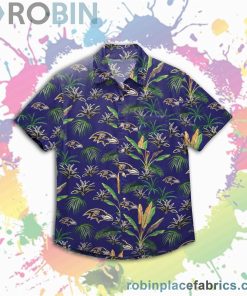 Baltimore Ravens Nfl Victory Vacay Button Up Shirt