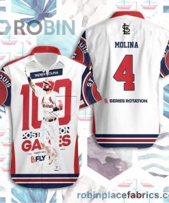 Beach Shirt 4 Molina Top 100 St Louis Cardinals All Over Print Hawaiian Shirt