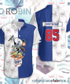 Beach Shirt Dustin May 85 La Dodgers Hawaiian Shirt