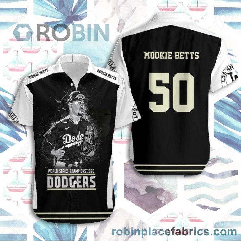 Beach Shirt Mookie Betts La Dodgers Summer Beach Hawaiian Shirt