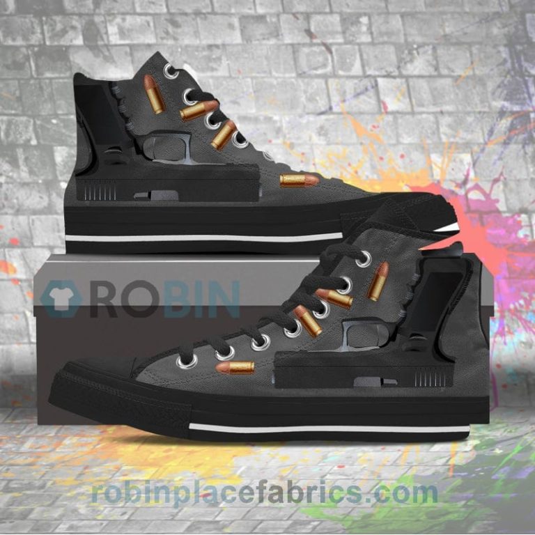 Bear Arms Canvas High Top Sneaker
