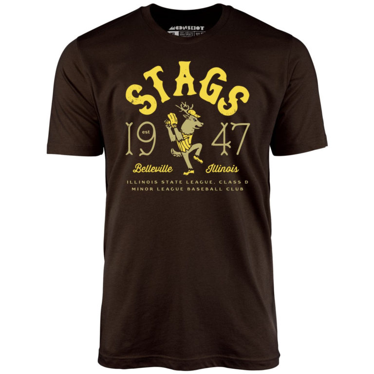 Belleville Stags – Illinois – Vintage Minor League Baseball Unisex T-Shirt