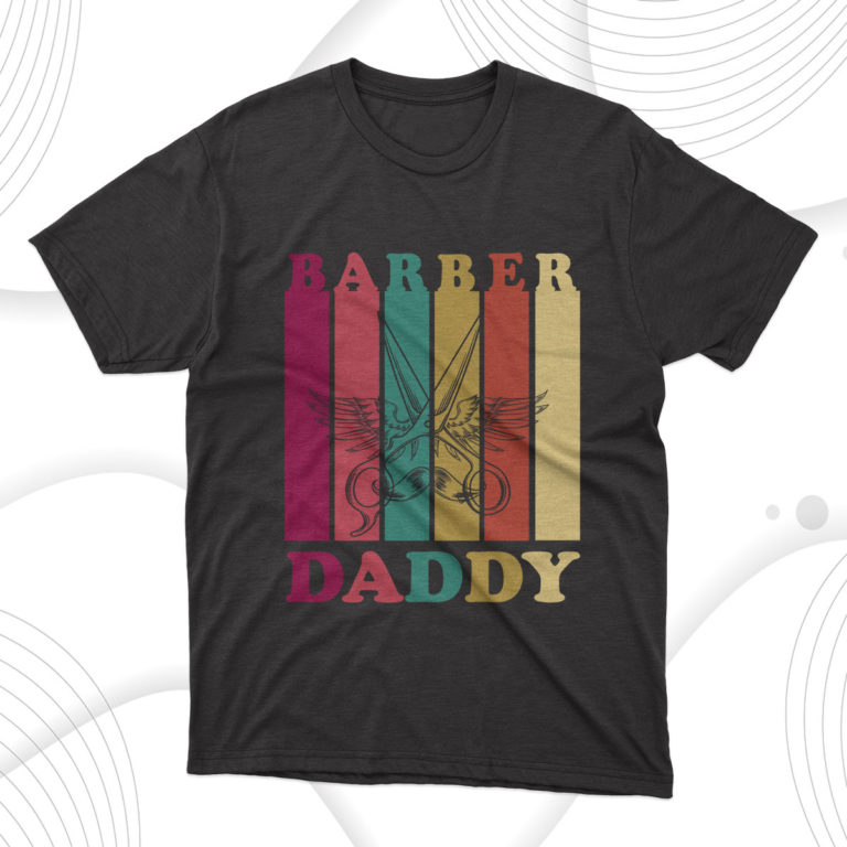 Barber Daddy T-Shirt, Gift For Best Father