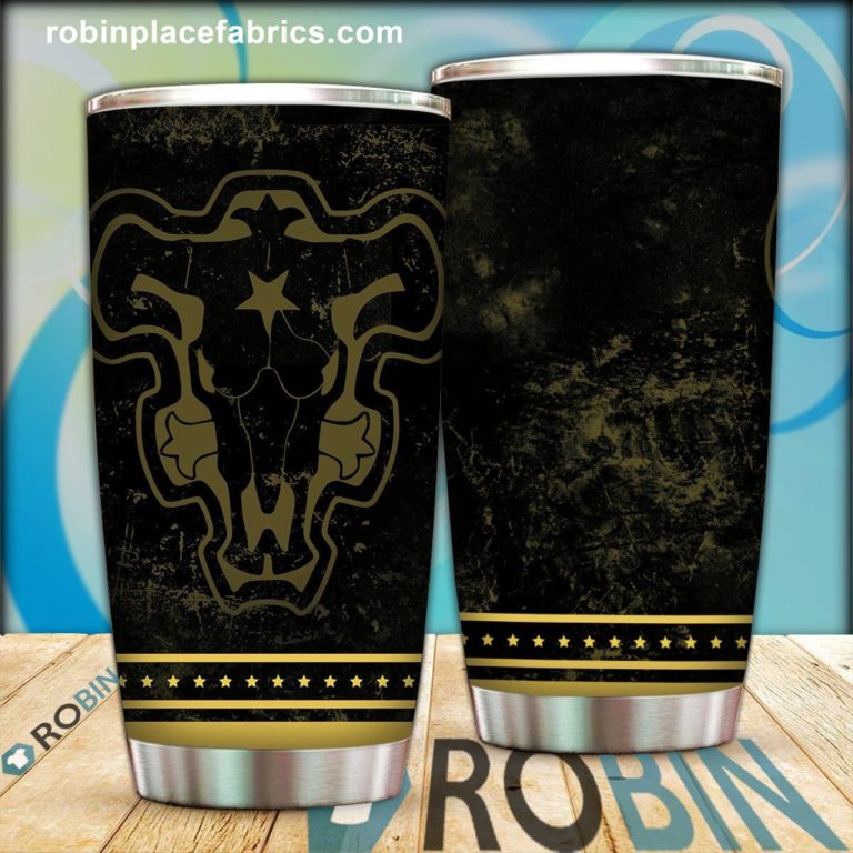 Black Clover Bulls Stainless Steel Tumblers Cup