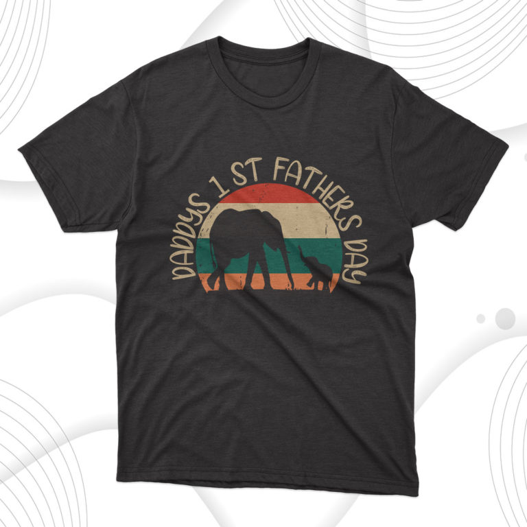 Daddys 1 St Fathers Day T-Shirt, Fathers Day Gift Tee Shirt