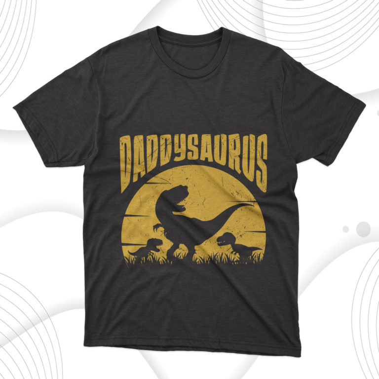 Daddysaurus Father Days T-Shirt, Gift For Best Father