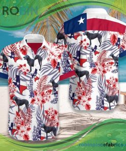 Bluebonnet Texas Dog Hawaiian Shirt