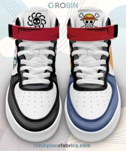 Boa and Luffy Sneakers Air Mid Custom One Piece Anime Shoes Boa and Luffy Sneakers Air Mid Custom One Piece Anime Shoes