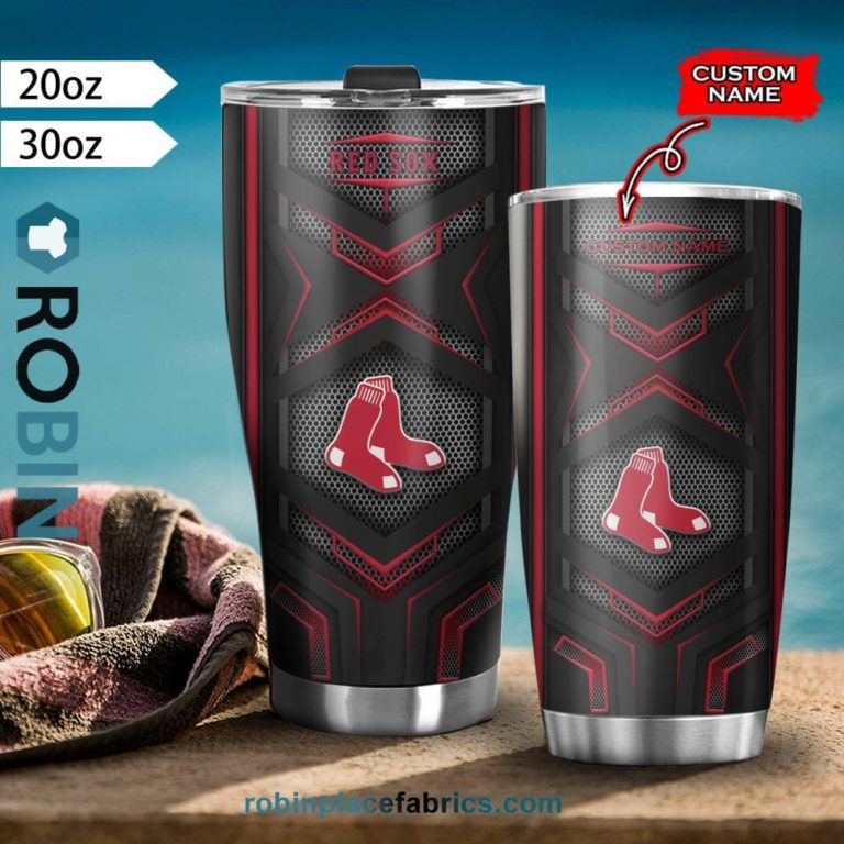 Boston Red Sox Custom Name Tumblers Cup