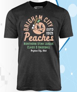Brigham City Peaches – Utah – Vintage Minor League Baseball – Unisex T-Shirt