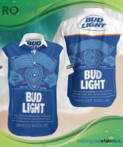 Bud Light Summer Hawaiian Beach Shirt