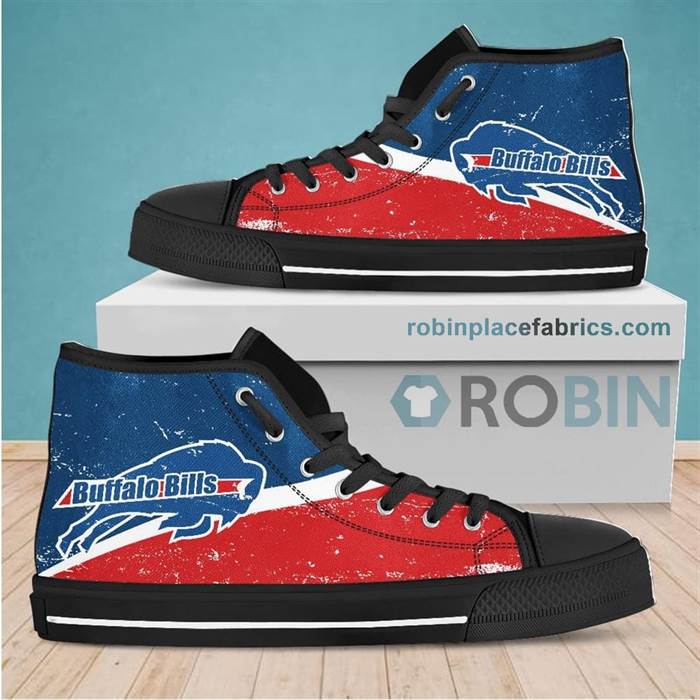 Buffalo Bills Canvas High Top Sneaker