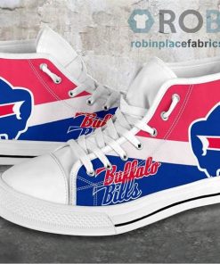 Buffalo Bills Canvas Shoes High Top