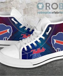 Buffalo Bills NFL Canvas Shoes High Top