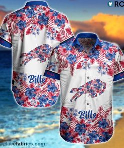 Buffalo Bills NFL Hawaiian Shirt Graphic Flower Tropical Patterns Summer