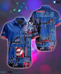 Buffalo Bills NFL Hawaiian Shirt Skull