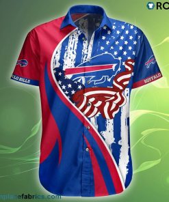 Buffalo Bills NFL-Hawaiian Shirt Vintage US Flag