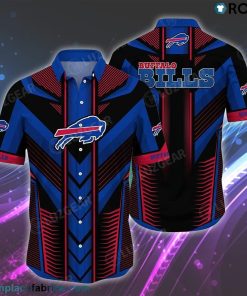 Buffalo Bills NFL Summer Short Sleeve Button Down Shirt