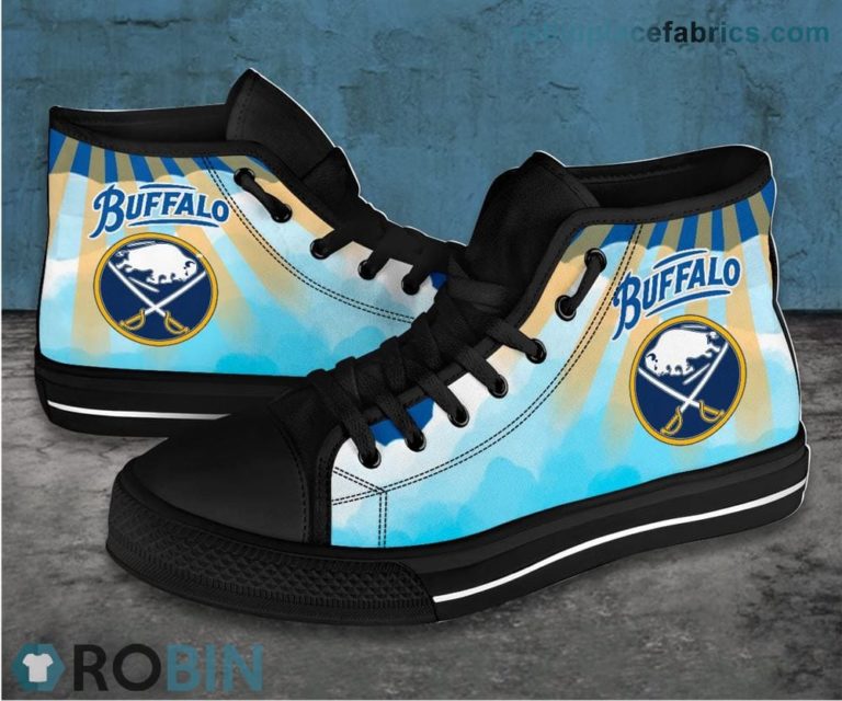 Buffalo Sabres Canvas Shoes High Top