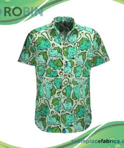 Bulbasaur Pokemon Hawaiian Shirt