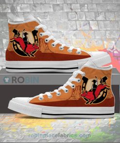 Bull Rider Canvas High Top Shoes