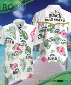 Busch Beer Hawaiian Beach Shirt Hawaiian Shirts