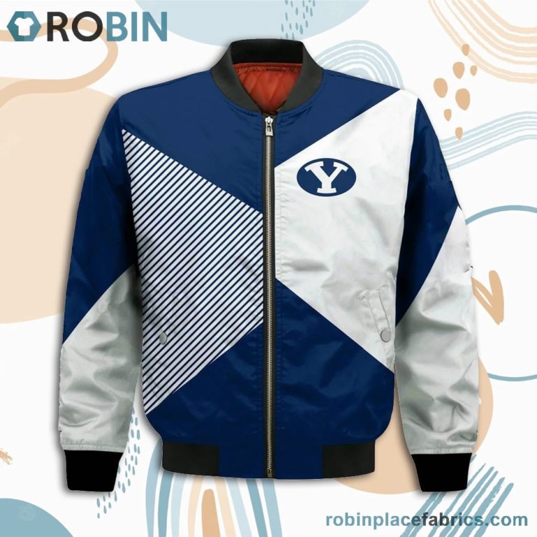 BYU Cougars Damn Right I Am Cougars Fan Now And Forever Bomber Jacket